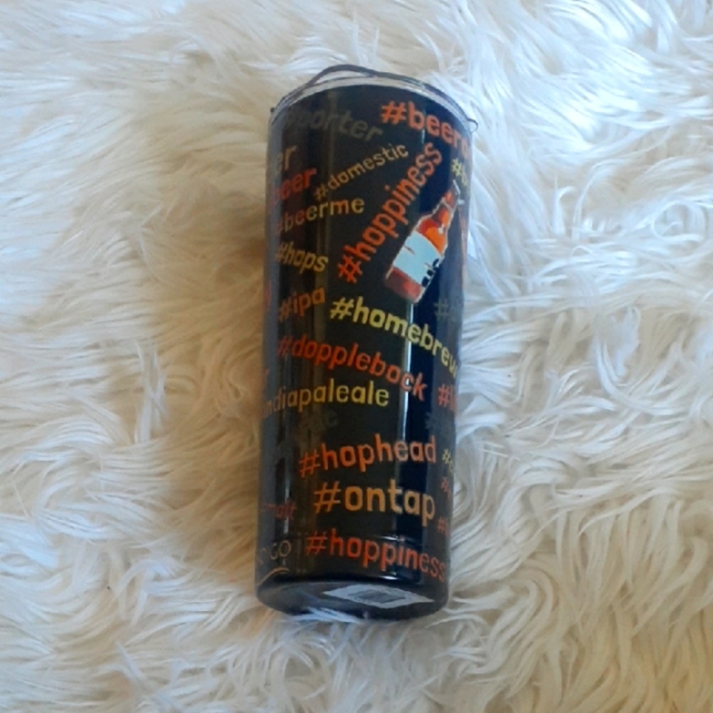 Indigo Falls 24 Oz. Beer Tumbler NWT